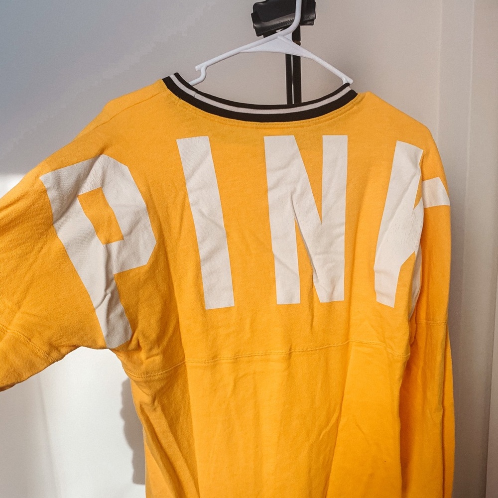 Victoria’s Secret Pink Yellow Long Sleeve